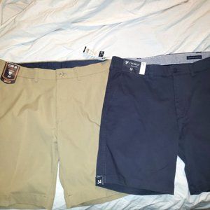TWO PAIRS OF MENS SIZE 34 CREMIEUX SHORTS